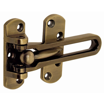 *** Antique Brass Door Security Guard                         Special Order Item (Extended Lead Time 35-50 Days)