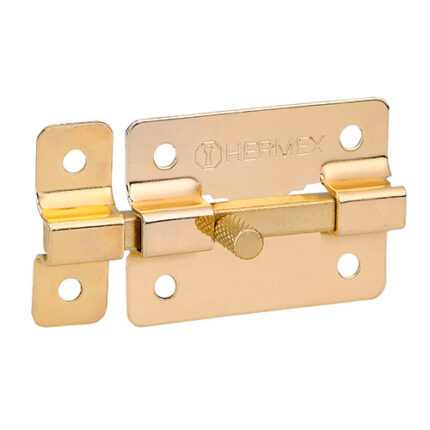 Heavy Duty Steel Bolt Brass Finish 51Mm