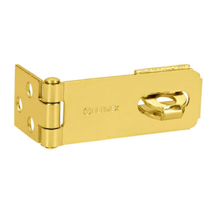 *** 2-1/2" Brass Steel Safety Hasp                         Special Order Item (Extended Lead Time 35-50 Days)