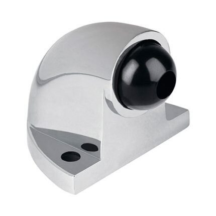 *** Die Cast Doorstop With Robber Chrome                         Special Order Item (Extended Lead Time 35-50 Days)