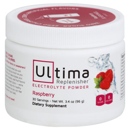 Ultrep Elctrolyte Pwdr,Rasp,Can 3.4 Oz
