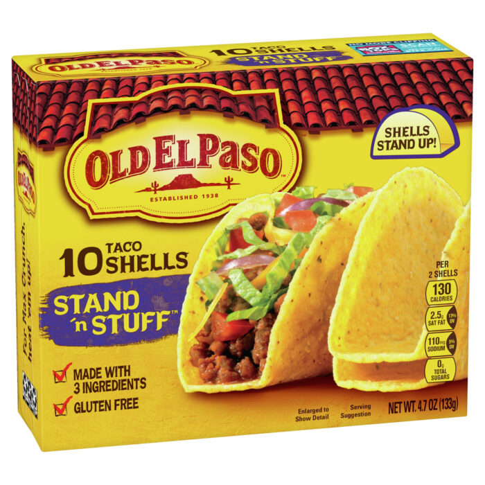 Old El Paso, Stand 'N Stuff Taco Shells, Case Of 12, 10 Ct - Image 1