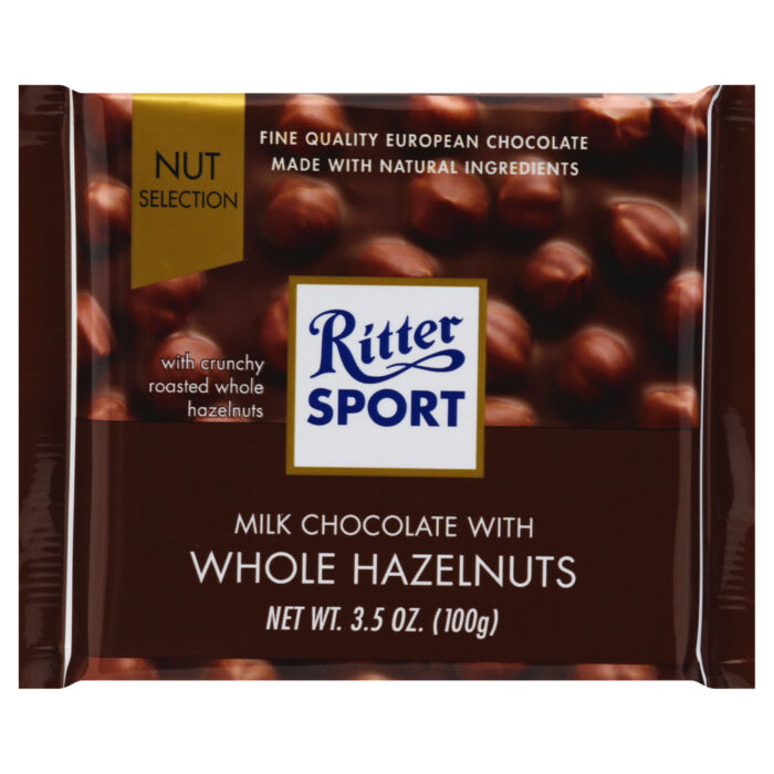 Ritter Milk Choc,Hazelnut 3.5 Oz - Image 1