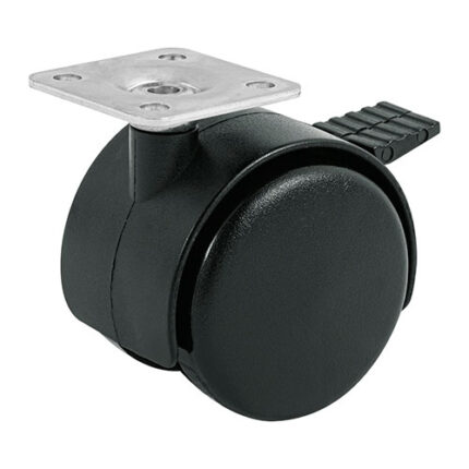 *** 50 Mm, Top Plate Twin Caster With Brake                         Special Order Item (Extended Lead Time 35-50 Days)