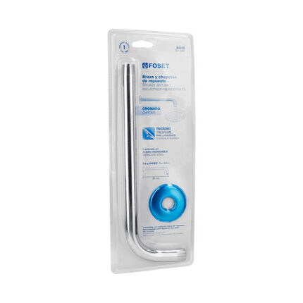 Shower Arm And Flange Aqua, Blister