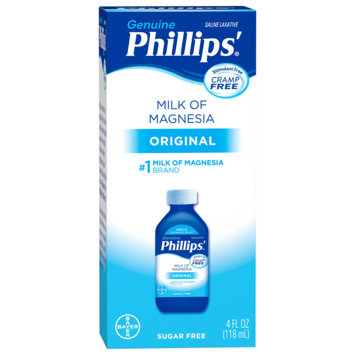 Phillips, Genuine Original Milk Of Magnesia, Case Of 6, 4 Fl Oz - Image 1