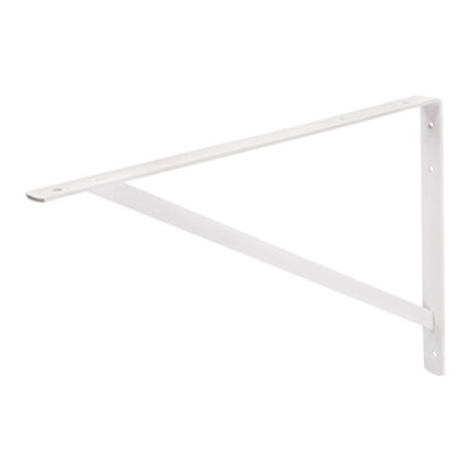 13X2" White Heavy Duty Shelf Bracket