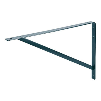 13X2" Gray Heavy Duty Shelf Bracket