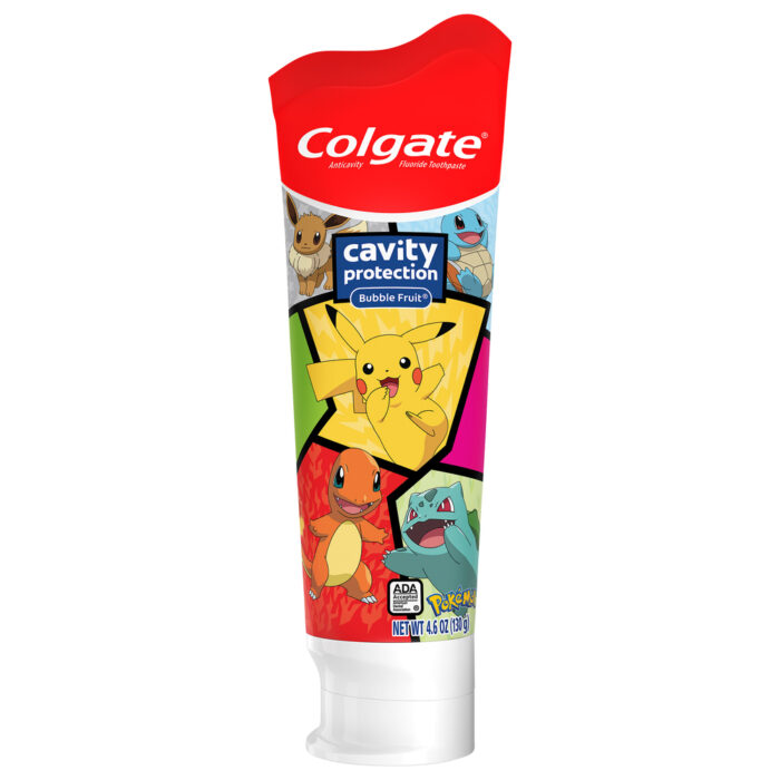Colgate, Kids Pokemon Toothpaste With Fluoride Mild Bubble Fruit Flavor, Case Of 6, 4.6 Oz - Image 1