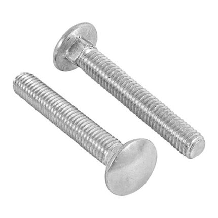 *** 3/8 X 2-1/2" Galvanized Carriage Screw (50 Pc)                         Special Order Item (Extended Lead Time 35-50 Days)