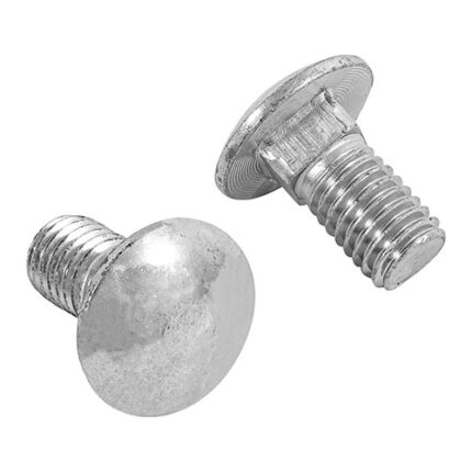 1/2 X 1", Galvanized, Carriage Screw (40 Pc)
