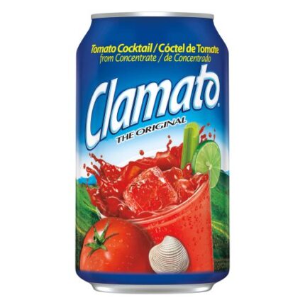 Clamato, Tomato Cocktail, Case Of 24, 11.5 Oz