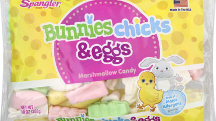 Spangler Candy, Bunnies Chicks And Eggs Marshmallow Candy, Case Of 12, 10 Oz