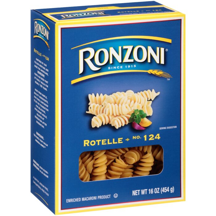 Ronzoni, Rotelle Pasta, Case Of 12, 1 Lb - Image 1