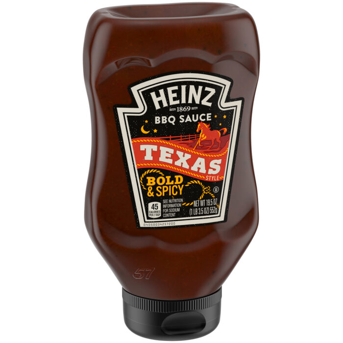 Heinz, Texas Style Bold And Spicy Bbq Sauce Bottle, Case Of 6, 19.5 Fl Oz - Image 1