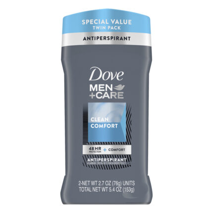 Dove, Men+Care Clean Comfort Antiperspirant, Case Of 3, 5.4 Oz