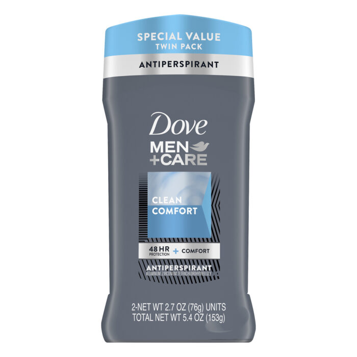 Dove, Men+Care Clean Comfort Antiperspirant, Case Of 3, 5.4 Oz - Image 1