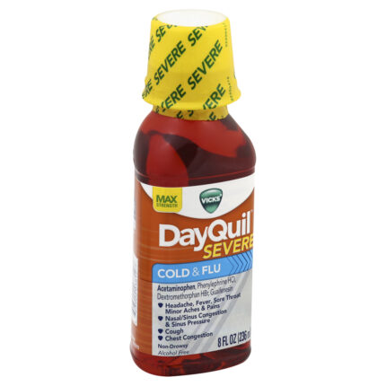 Dayquil, Severe Cold & Flu Relief Formula, Each, 8 Fl Oz