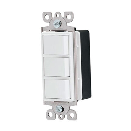 Triple Rocker In-Wall Switch Classic