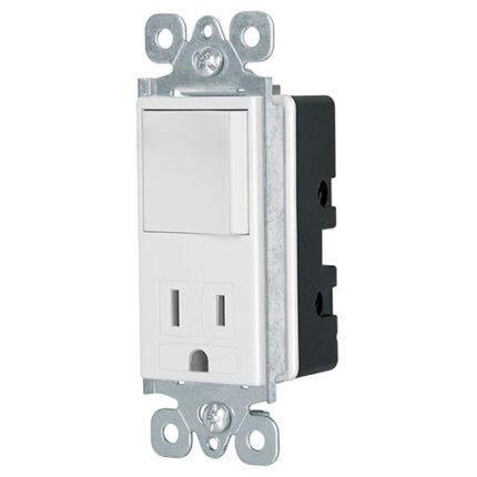 In-Wall Receptacle & Rocker Switch