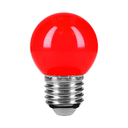 *** 1 W, G45, 127 V, Red Led Bulb                         Special Order Item (Extended Lead Time 35-50 Days)