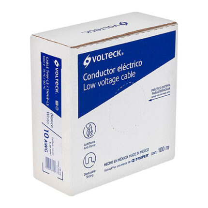 White Thhw-Ls Electrical Wire 10Awg 328Ft