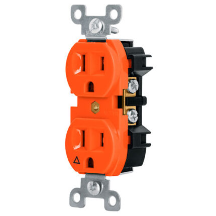*** Dual In-Wall Grounded Receptacle                         Special Order Item (Extended Lead Time 35-50 Days)