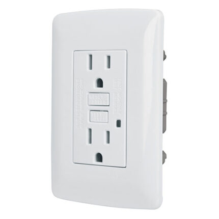 *** White, Dual, In Wall, Gfci Receptacle                         Special Order Item (Extended Lead Time 35-50 Days)