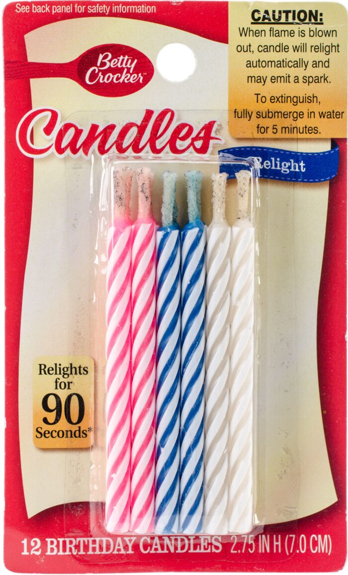 Betty Crocker, Birthday Trick Candles, Case Of 12, 12 Ct - Image 1