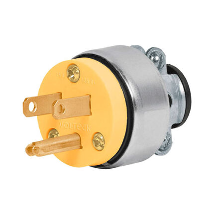 Heavy Duty Straight Blade Plug Voltech