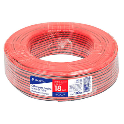 *** 328 Ft, 18 Awg, Bi-Color Speaker Wire                         Special Order Item (Extended Lead Time 35-50 Days)