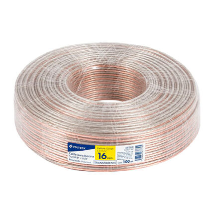 *** 328 Ft, 16 Awg, Clear Speaker Wire                         Special Order Item (Extended Lead Time 35-50 Days)