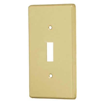 *** Single Switch Receptacle Wallplates                         Special Order Item (Extended Lead Time 35-50 Days)