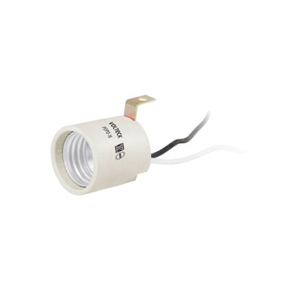 Porcelain, Permanent Bracket Lamp Holder