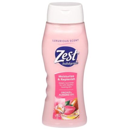 Zest Indulgence Lush Orchid & Almond Body Wash 18Oz