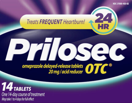 Prilosec, Tablets Acid Reducer, Case Of 6, 14 Ct