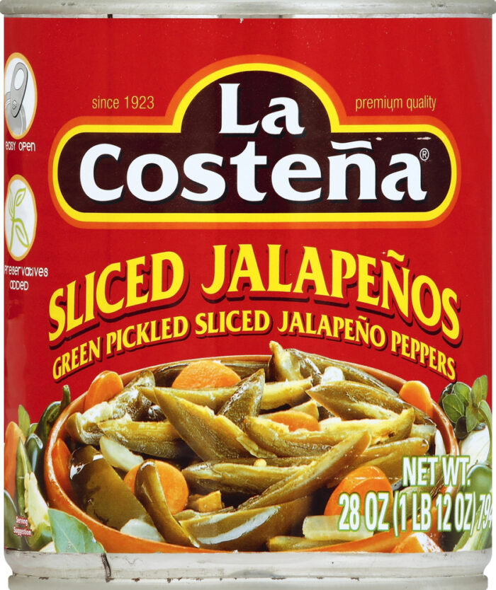 La Costena, Sliced Jalapeno Peppers, Case Of 12, 28 Oz - Image 1