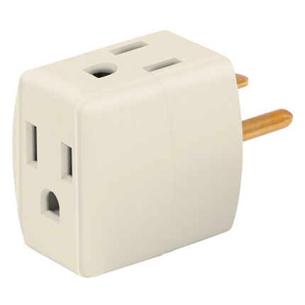 3-Outlet Cube Adapters