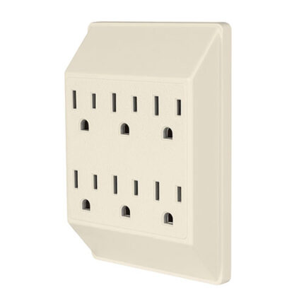 6-Outlet Grounding Wallmount Surge