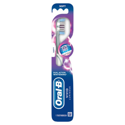 Oral B, Vivid Lumious Manual Toothbrush Soft, Case Of 6, 1 Ct