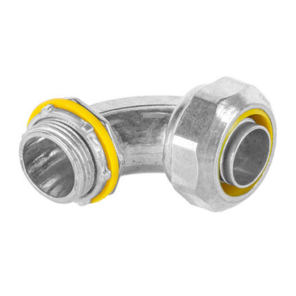 *** 3/4" Curved Liquid Tight Connector                         Special Order Item (Extended Lead Time 35-50 Days)