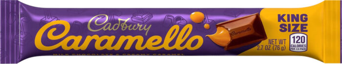 Cadbury, Caramello Milk Chocolate And Creamy Caramel King Size Candy Bar, Case Of 18, 2.7 Oz - Image 1