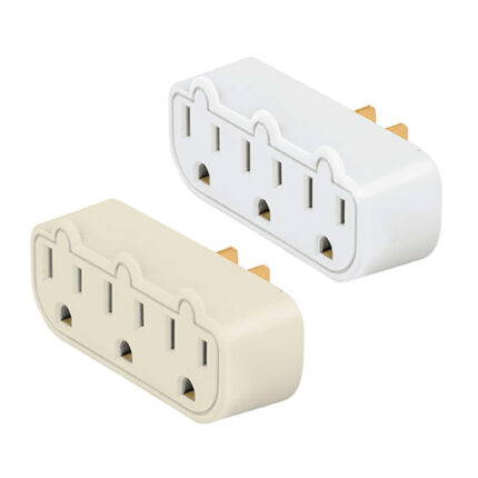3-Outlet, Grounding Adapter, Bulk