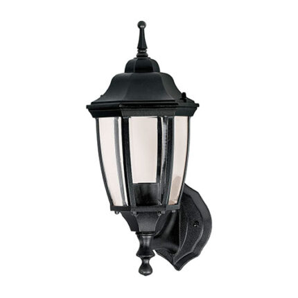 *** Outdoor Coach Style Black Wall Lantern                         Special Order Item (Extended Lead Time 35-50 Days)