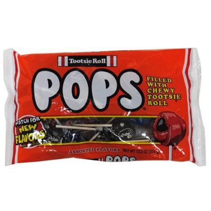 Tootsie Roll, Pops Assorted Flavors, Case Of 24, 13.2 Oz