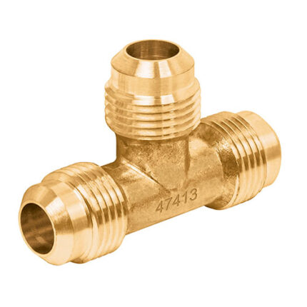 1/2"Od, Brass, Flare Union Tee