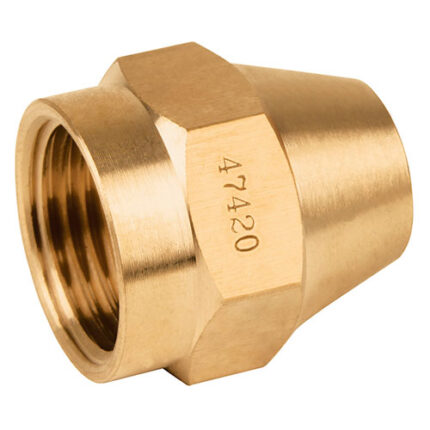1/2"Od, Brass, Flare Nut