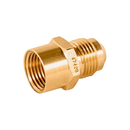 3/8"Od X 3/8", Brass, Flare X Fip