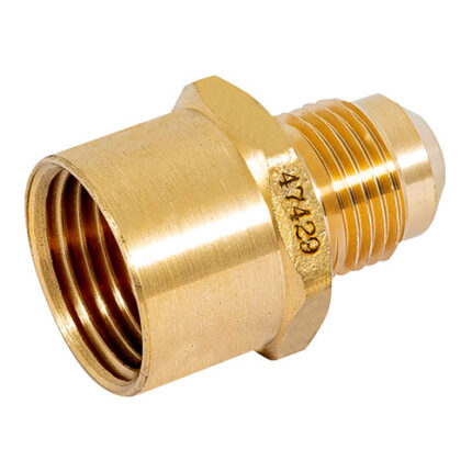 3/8"Od X 1/2", Brass, Flare X Fip