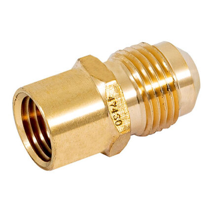 3/8"Od X 1/4", Brass, Flare X Fip